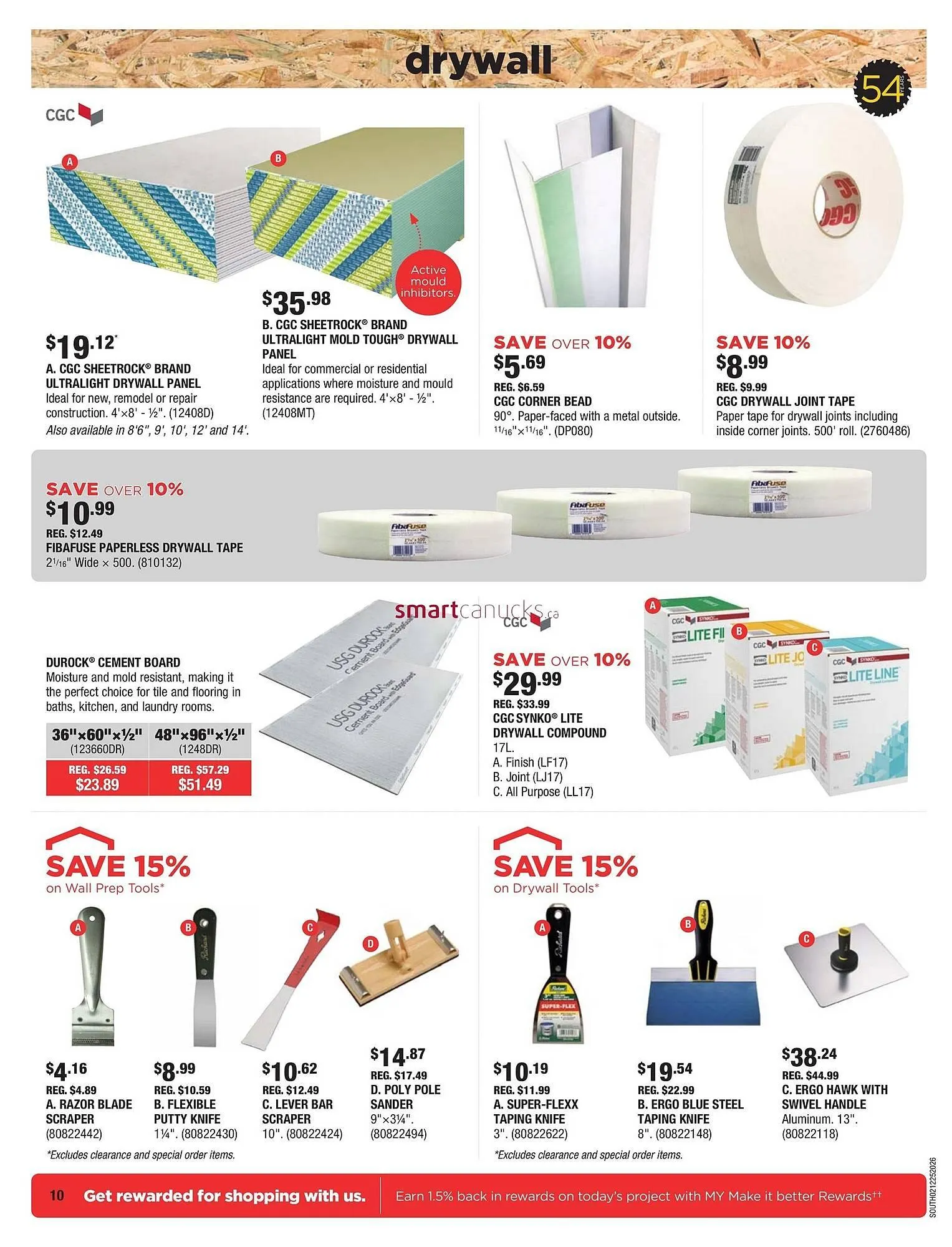 McMunn & Yates Building Supplies flyer from February 12 to February 25 2026 - flyer page 10