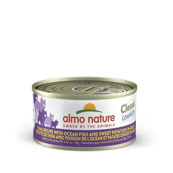 « Classic Complete » Tuna with Ocean Fish and Sweet Potatoes in Gravy for Cats, 70 g