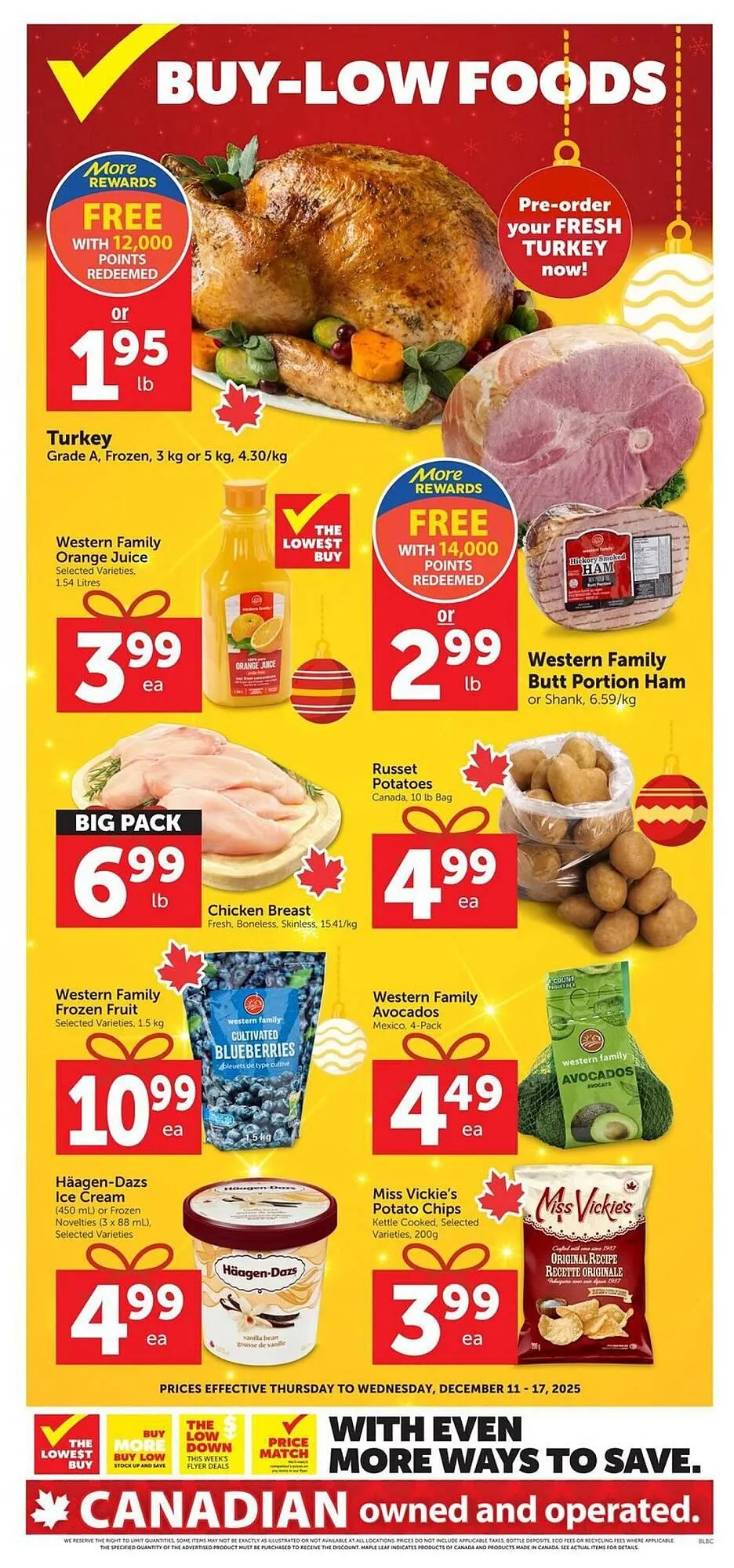 Buy-Low Foods flyer from December 10 to December 24 2025 - flyer page 1