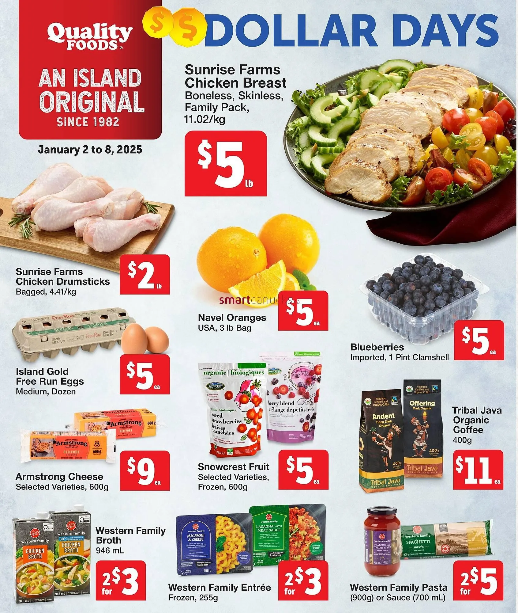 Quality Foods flyer from January 2 to January 15 2025 - flyer page 1