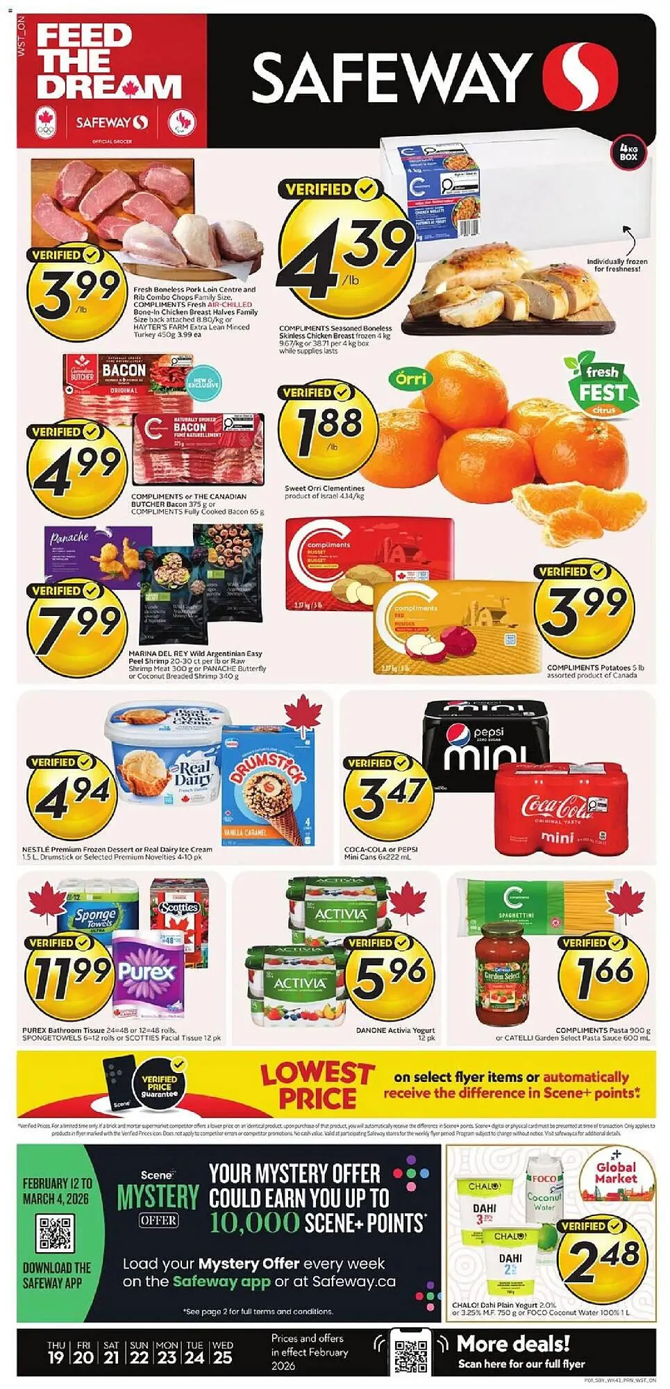 Safeway flyer from February 19 to February 25 2026 - flyer page 1