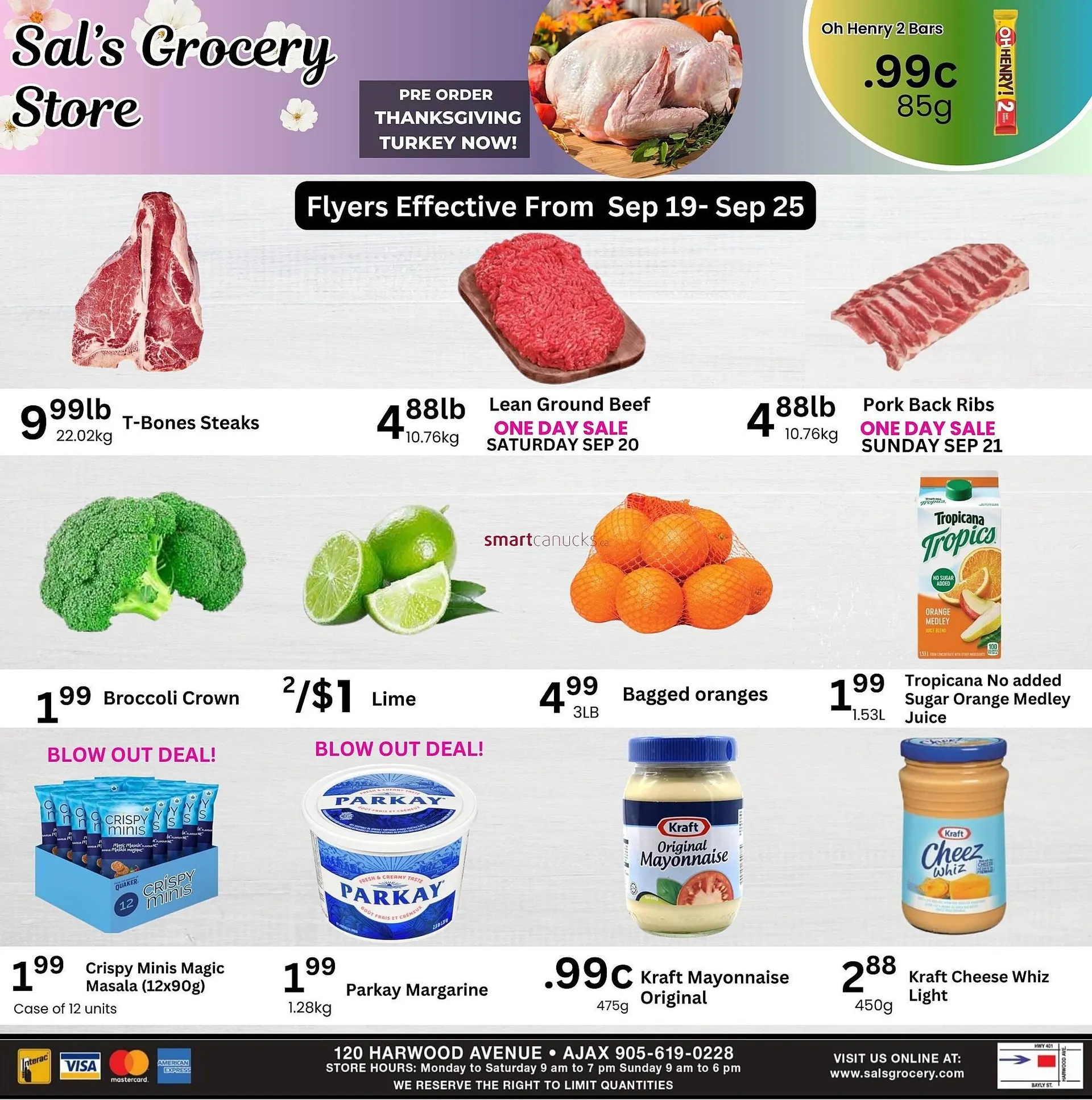 Sal's Grocery flyer from September 19 to September 25 2025 - flyer page 1