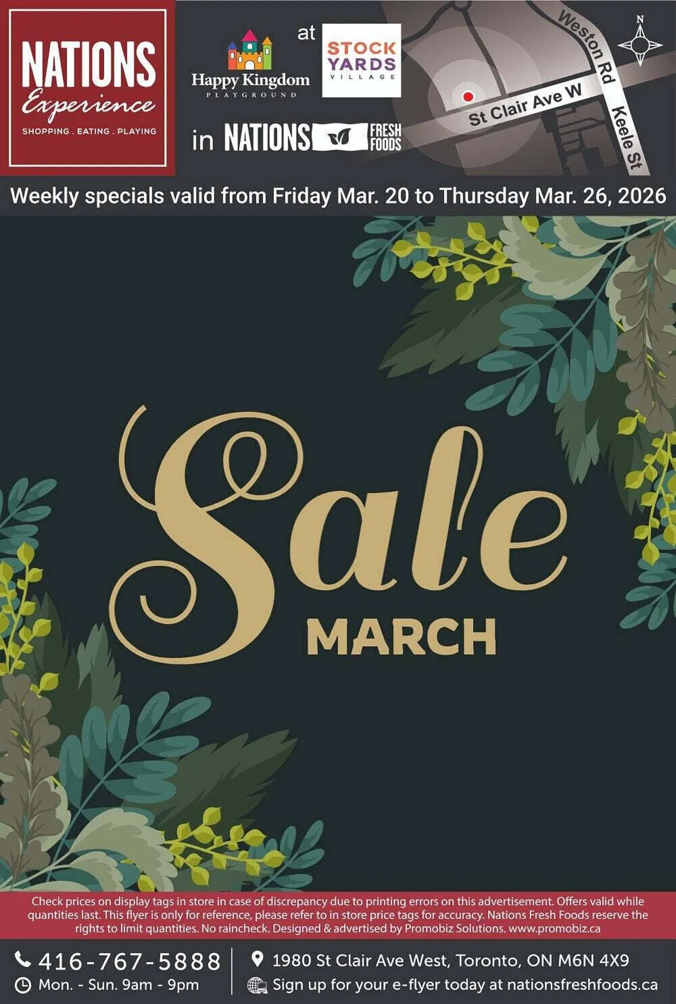 Nations Fresh Foods flyer from March 20 to March 27 2026 - flyer page 1