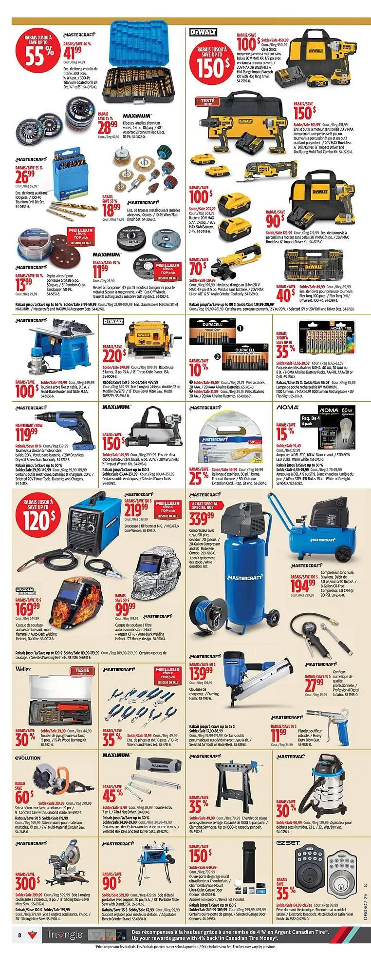 Canadian Tire flyer from January 2 to January 15 2025 - flyer page 8
