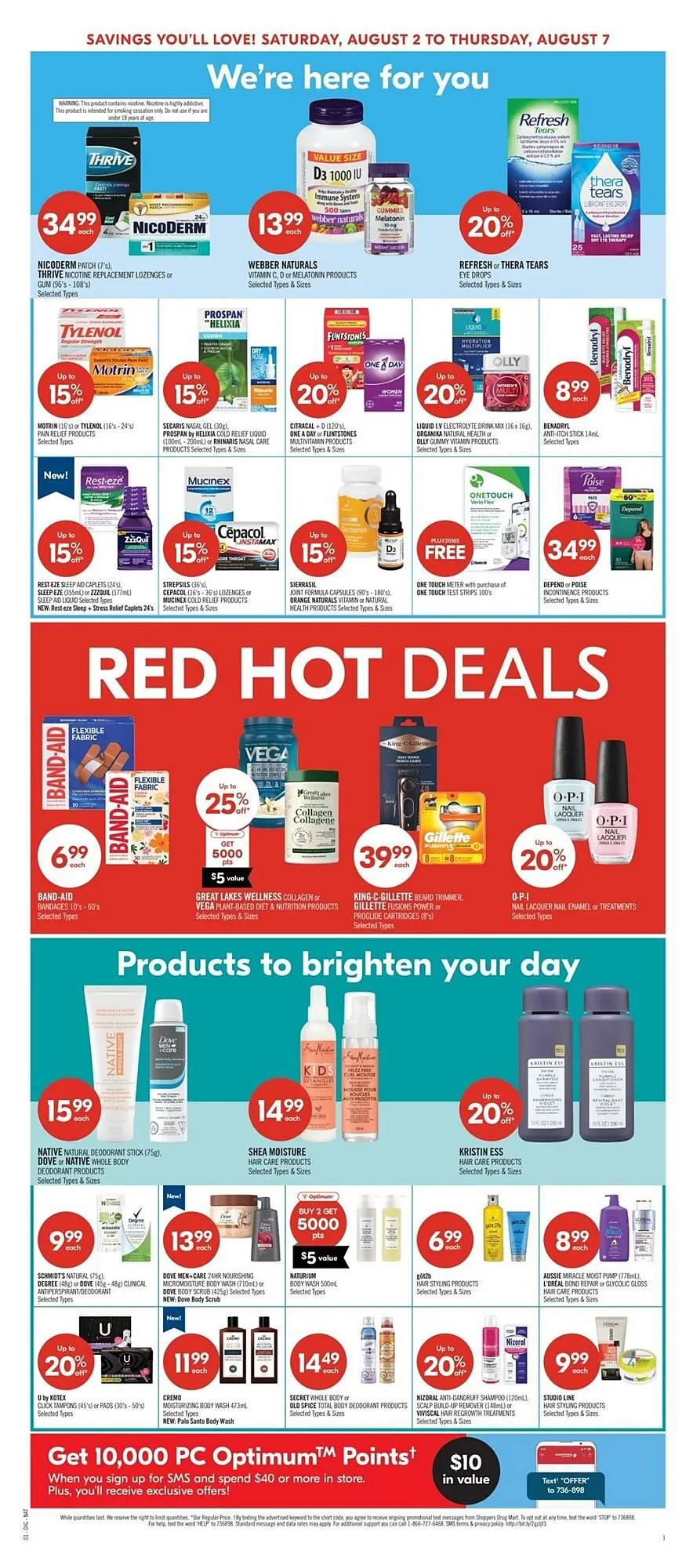 Shoppers Drug Mart flyer from August 1 to August 7 2025 - flyer page 8