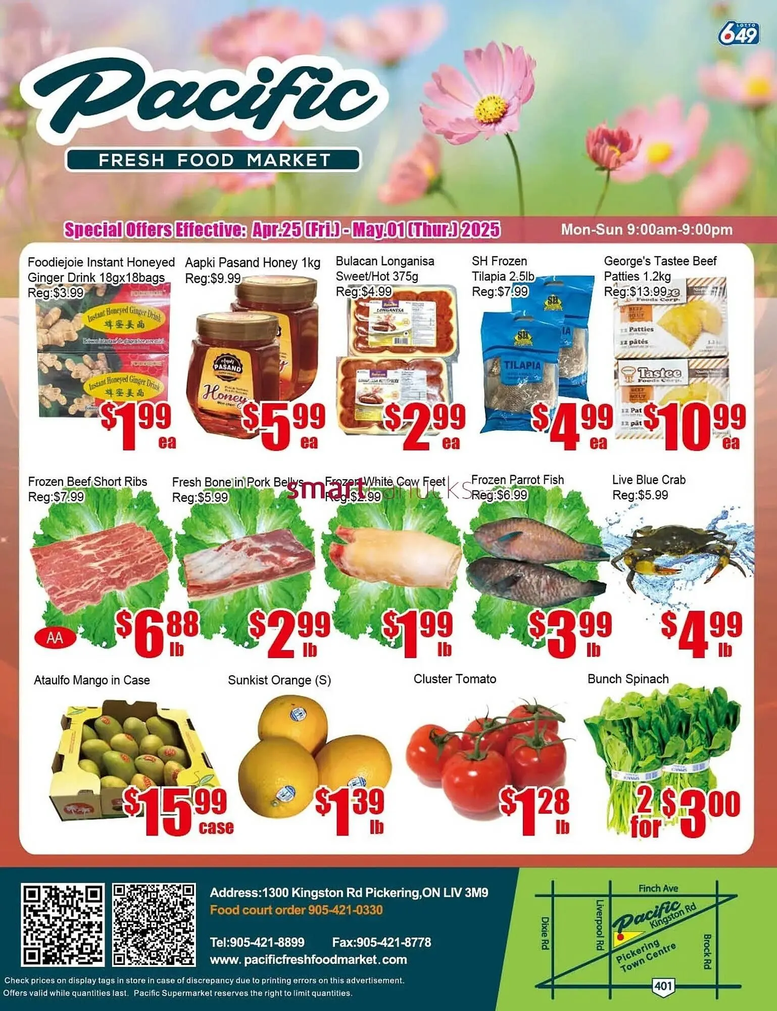 New Pacific Supermarket flyer from April 25 to May 1 2025 - flyer page 1