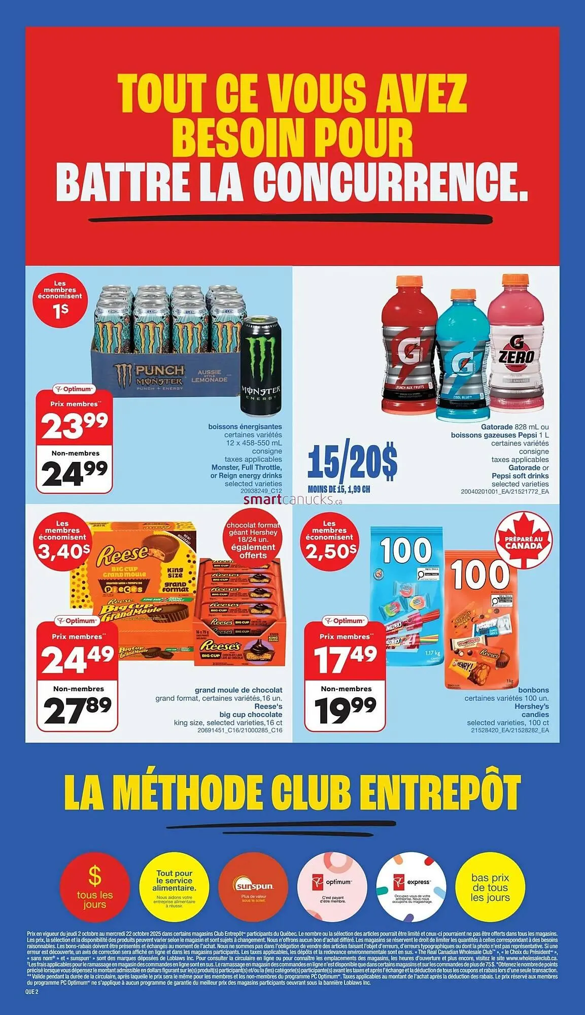 Wholesale Club flyer from October 2 to October 8 2025 - flyer page 2
