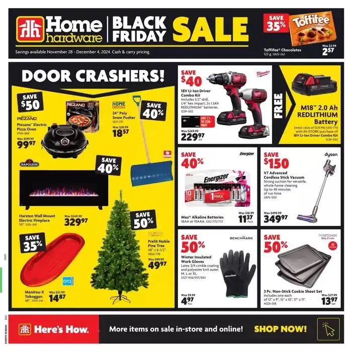 Exclusive bargains from November 28 to December 4 2024 - flyer page 1