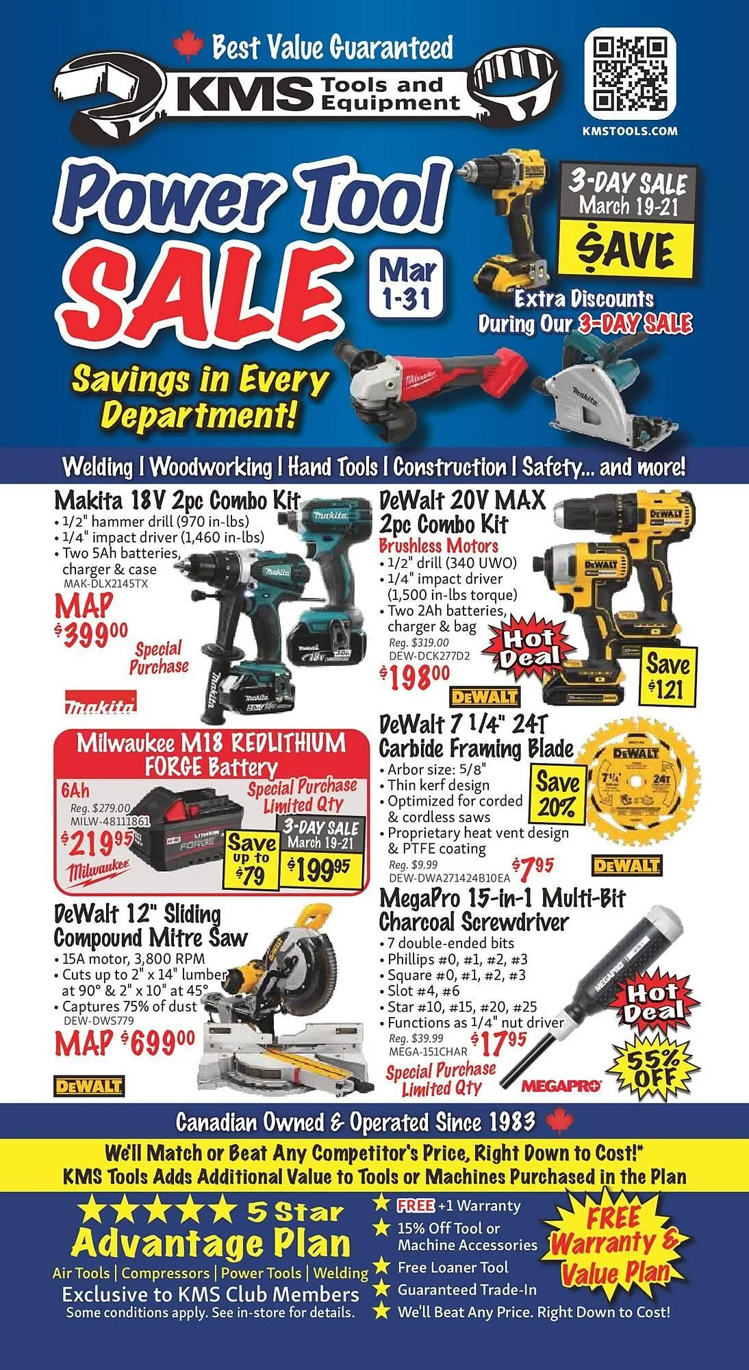 KMS Tools flyer from March 2 to March 16 2026 - flyer page 1
