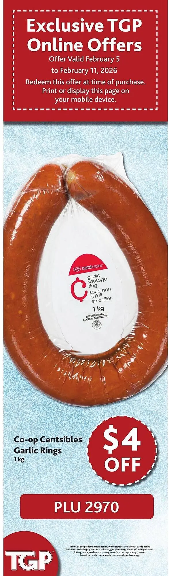 TGP The Grocery People flyer from February 5 to February 11 2026 - flyer page 8