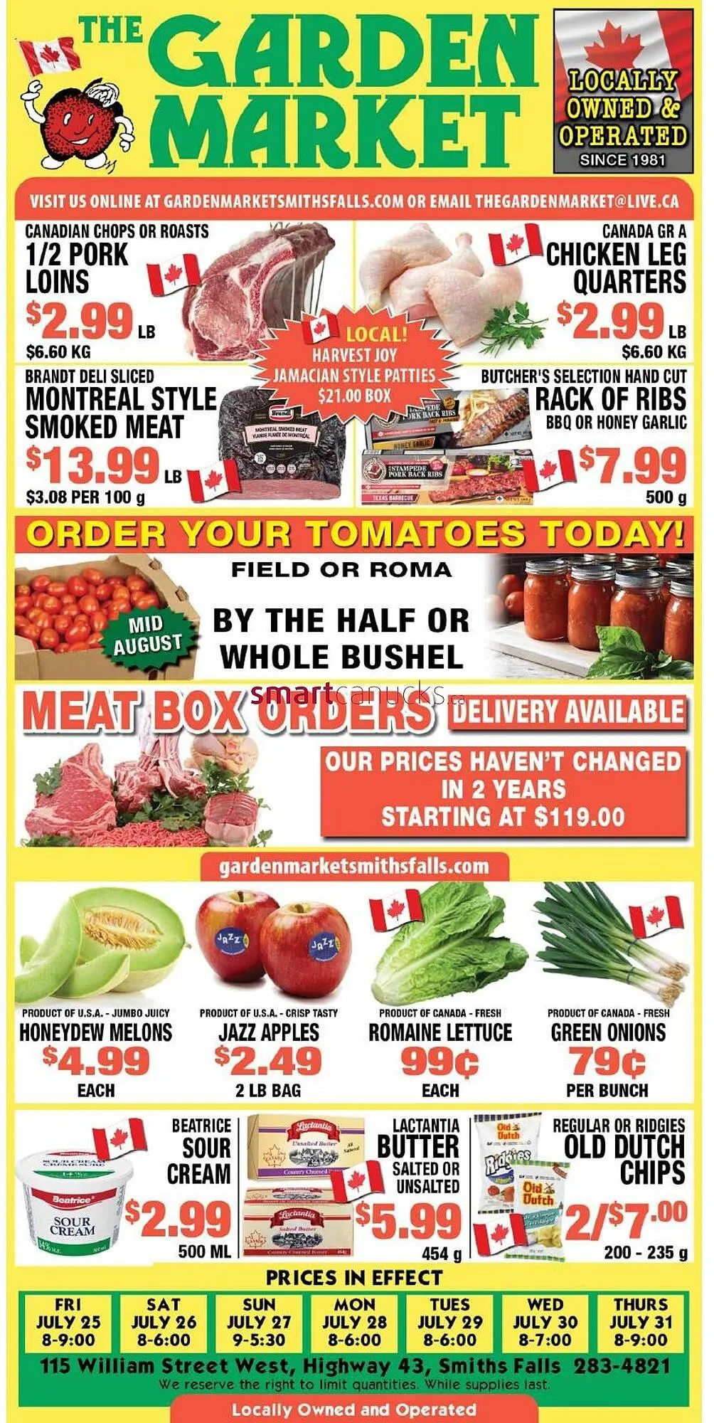 The Garden Market flyer - 1