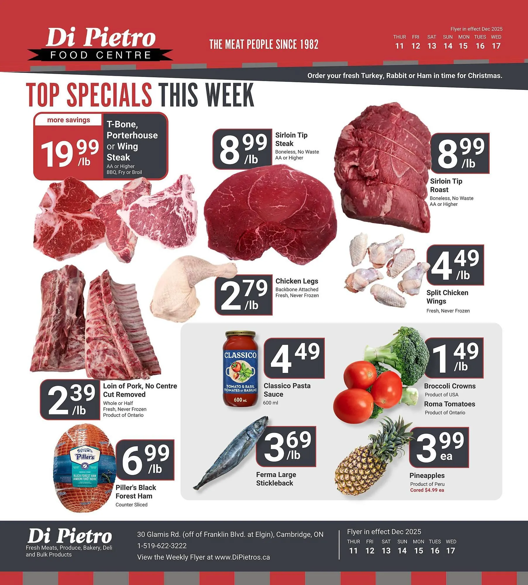 Di Pietro flyer from December 11 to December 17 2025 - flyer page 1