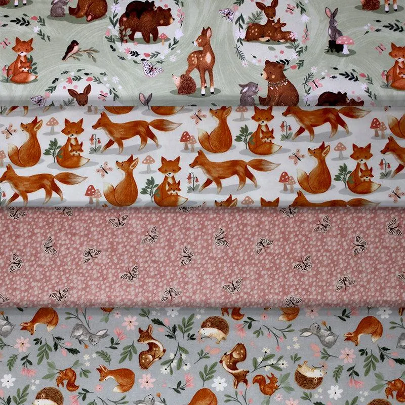 Baby in Bloom - 45" - 100% cotton flannel