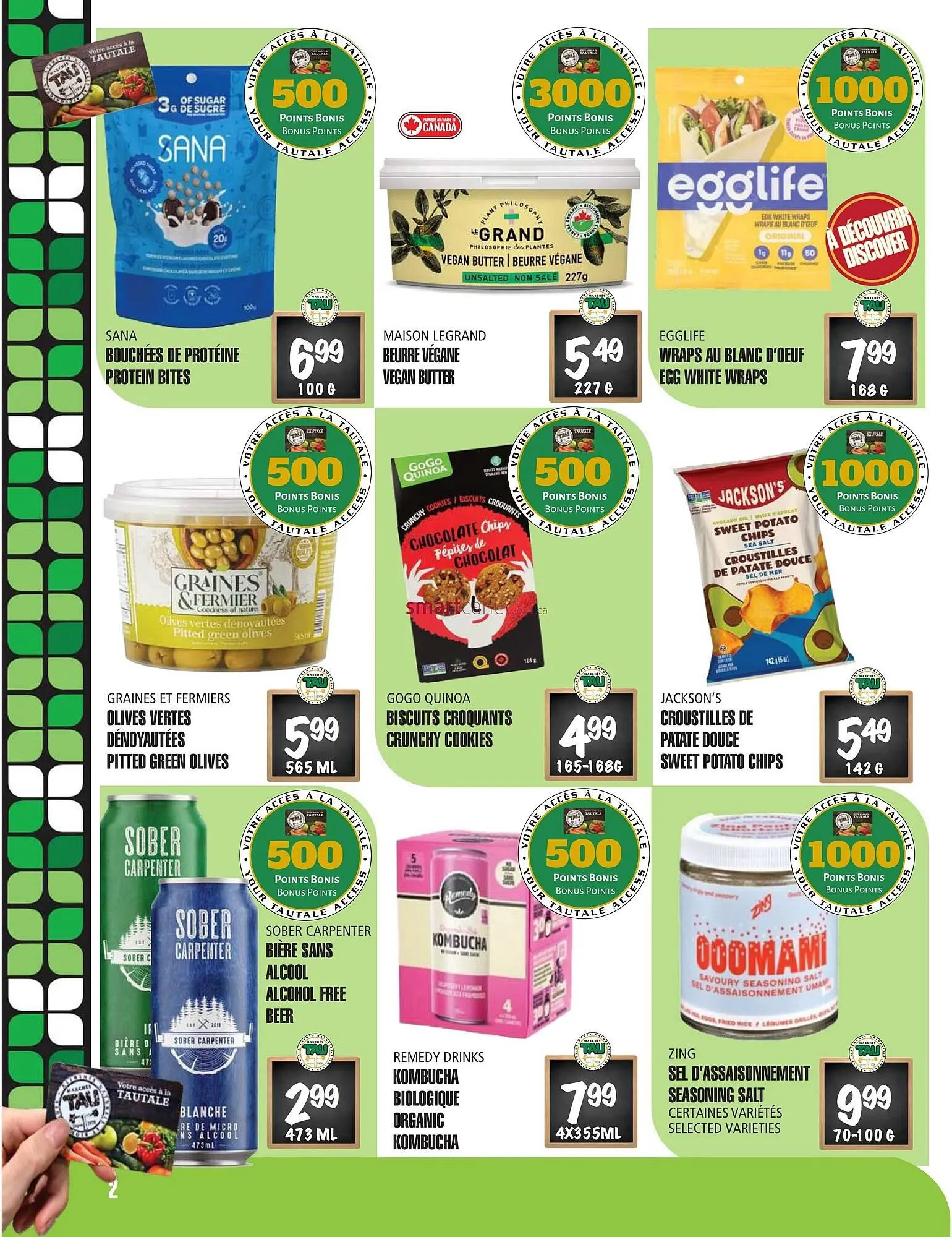 Marches Tau flyer from August 4 to August 31 2025 - flyer page 2