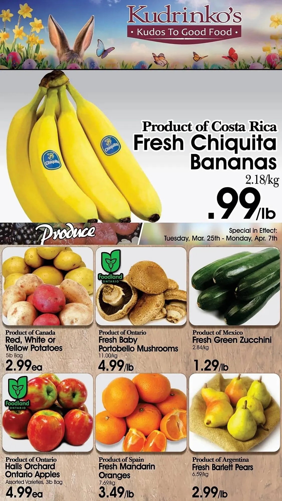 Kudrinko's flyer from March 24 to April 17 2025 - flyer page 2