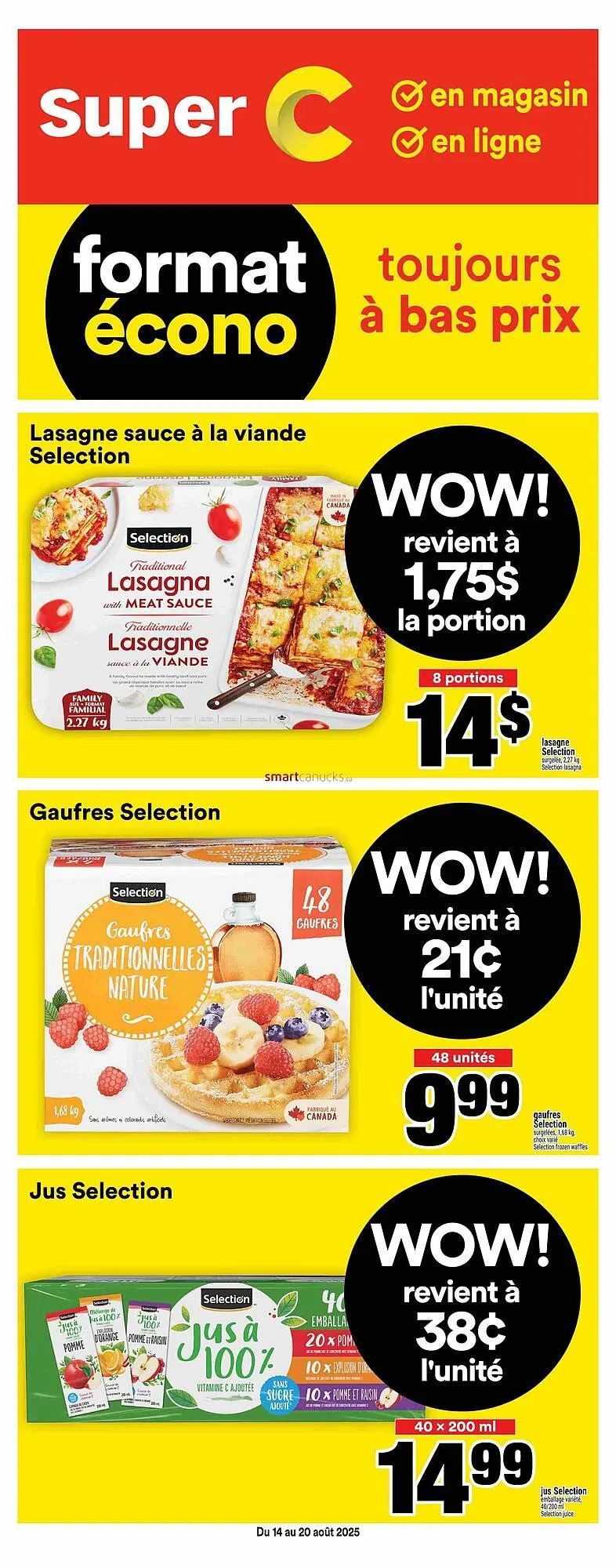 Super C flyer from August 14 to August 27 2025 - flyer page 18