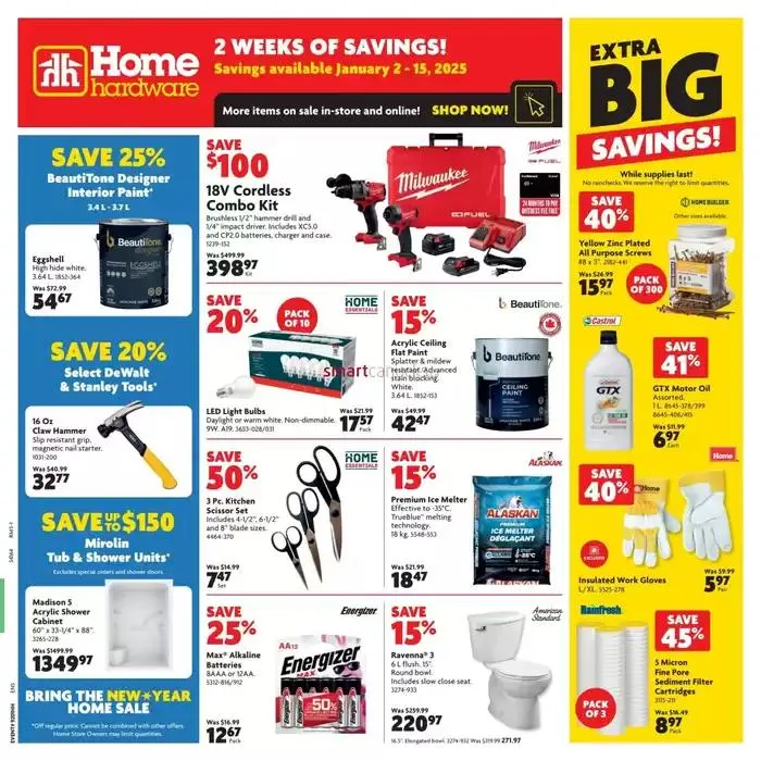 Great offer for bargain hunters from January 2 to January 15 2025 - flyer page 1