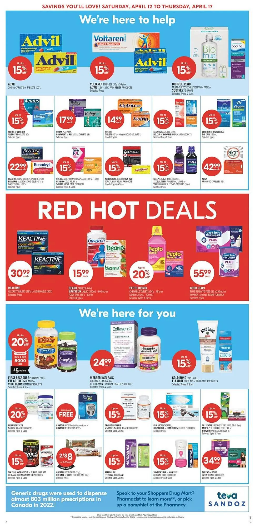 Shoppers Drug Mart flyer from April 10 to April 21 2025 - flyer page 7