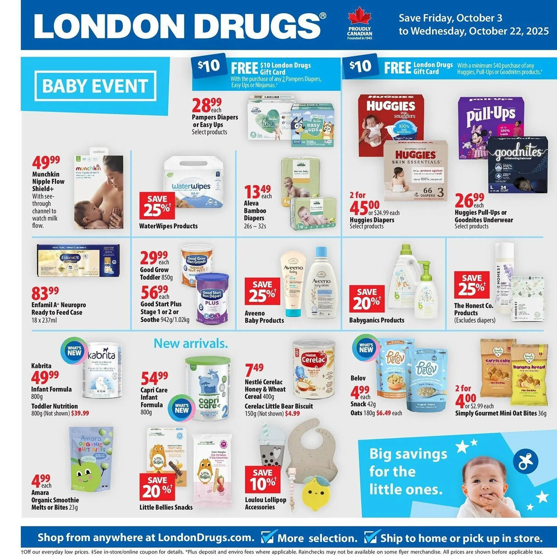 London Drugs flyer from October 3 to October 10 2025 - flyer page 1