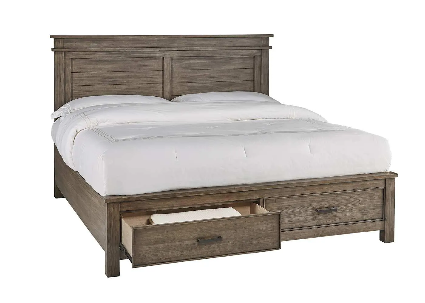 Glacier Point Storage Bed - Greystone