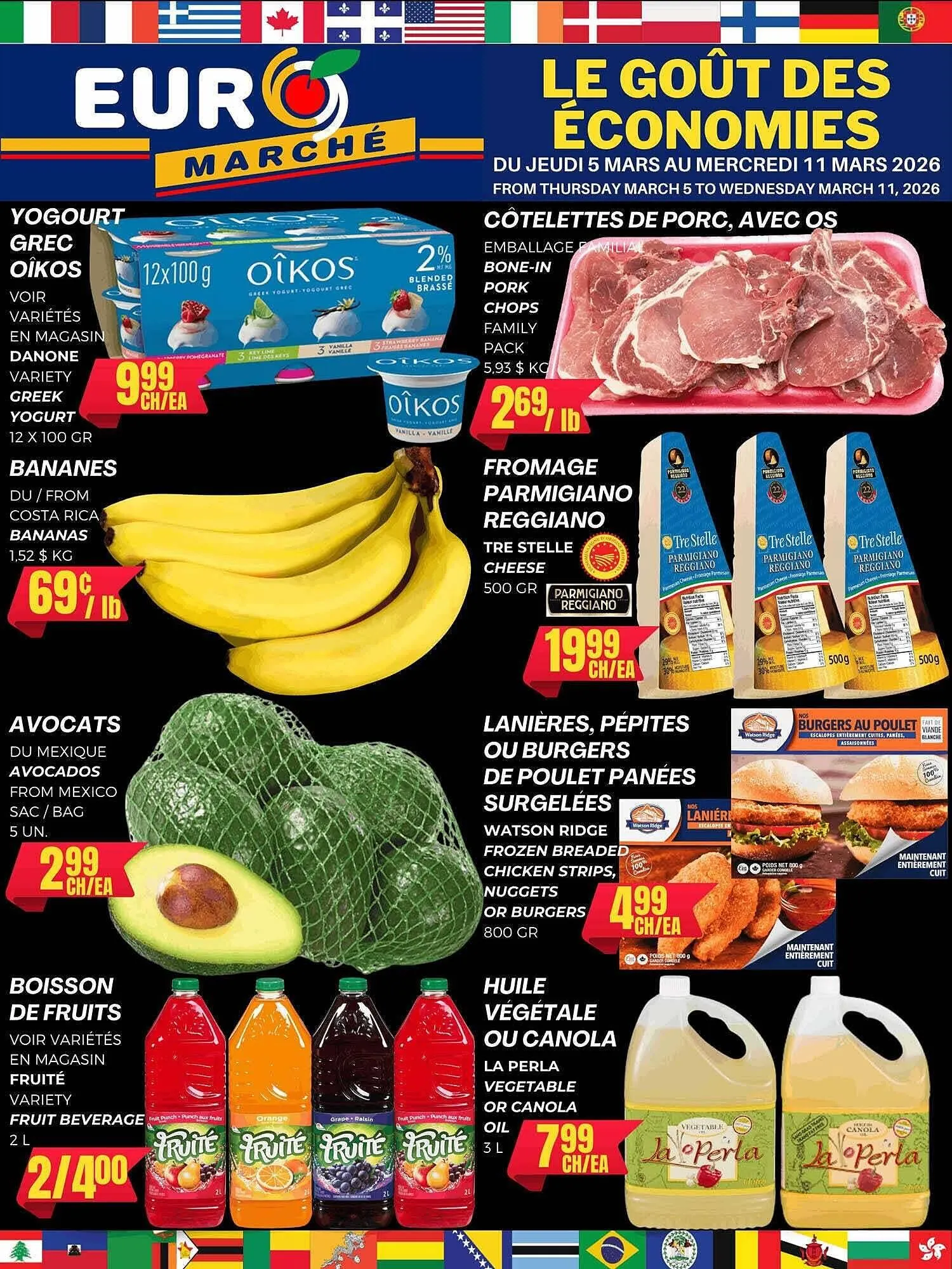 Euromarché flyer from March 5 to March 12 2026 - flyer page 1