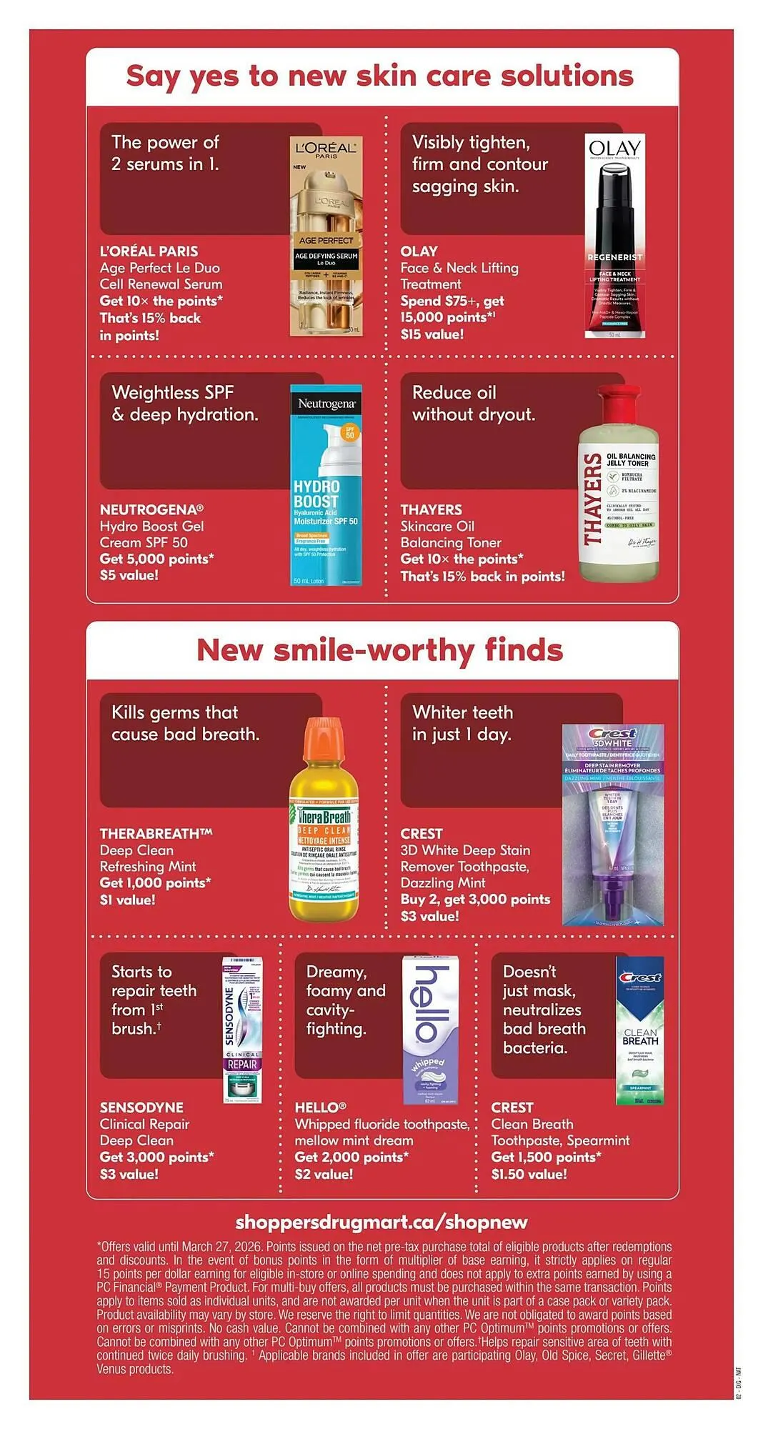 Shoppers Drug Mart flyer from March 21 to March 26 2026 - flyer page 21