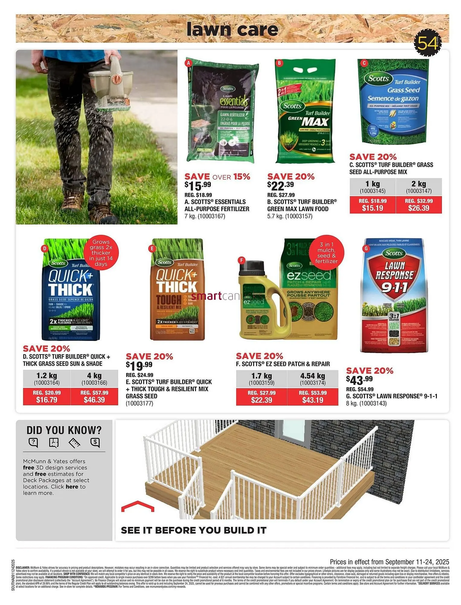 McMunn & Yates Building Supplies flyer from September 11 to September 17 2025 - flyer page 11