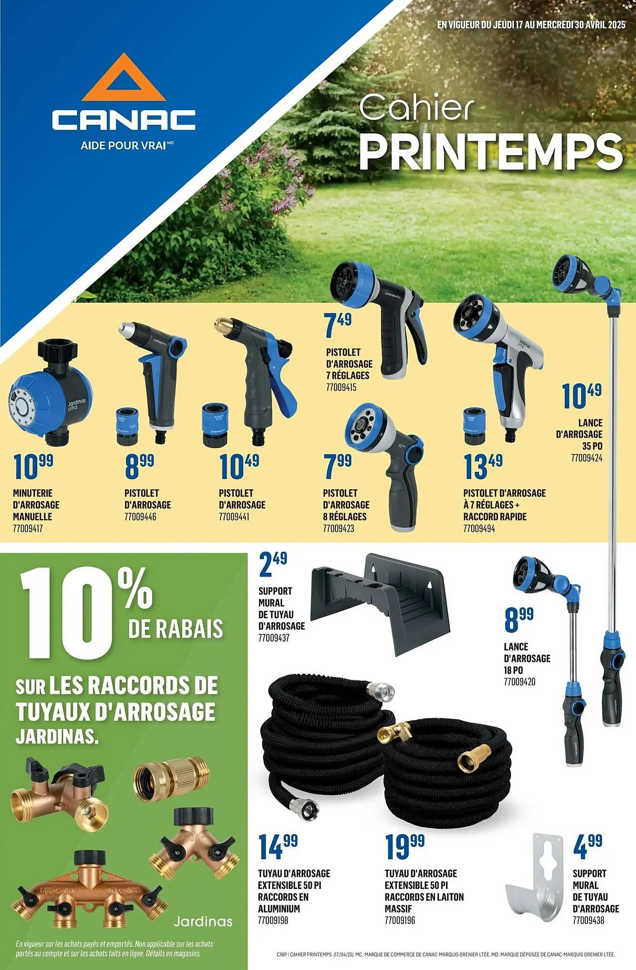 Canac flyer from April 17 to April 30 2025 - flyer page 1