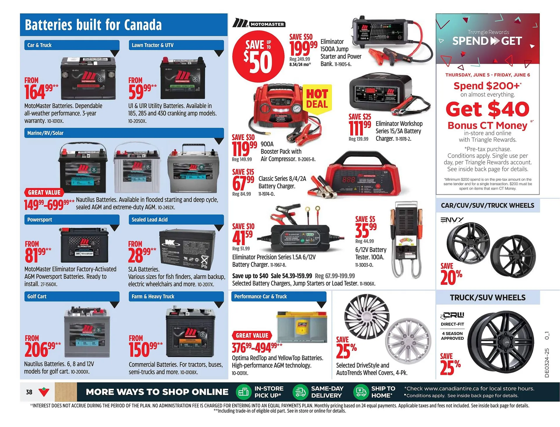 Canadian Tire flyer from June 5 to June 15 2025 - flyer page 38