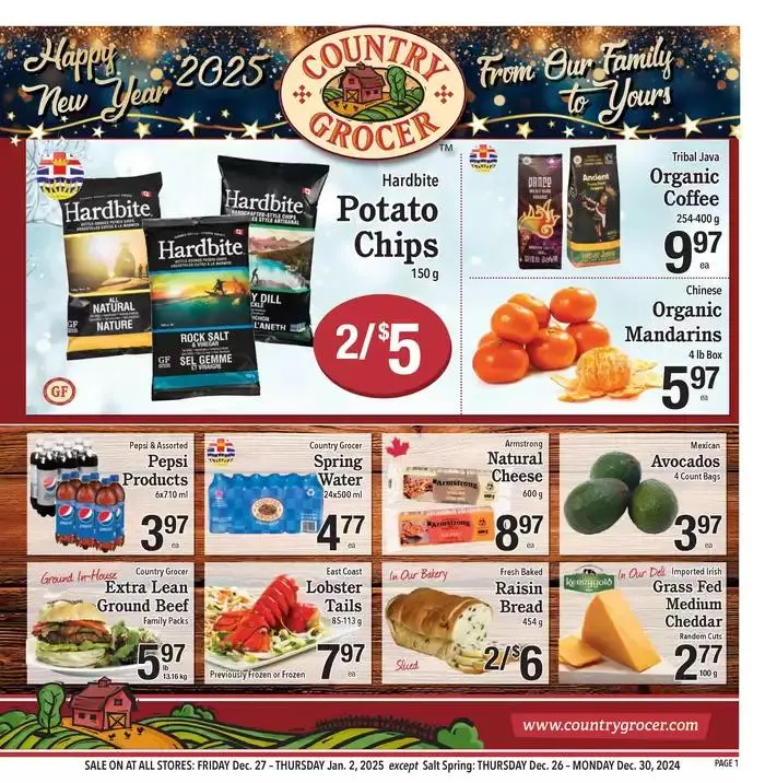 Great offer for all customers from December 26 to January 9 2025 - flyer page 1