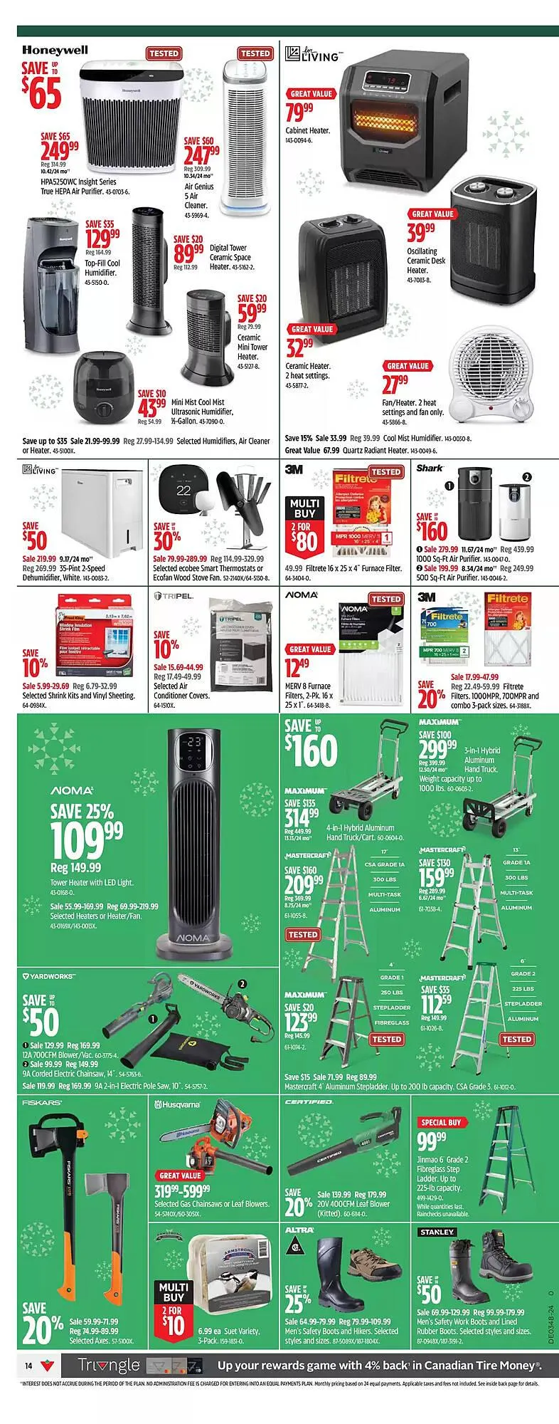 Canadian Tire flyer from November 21 to November 28 2024 - flyer page 14