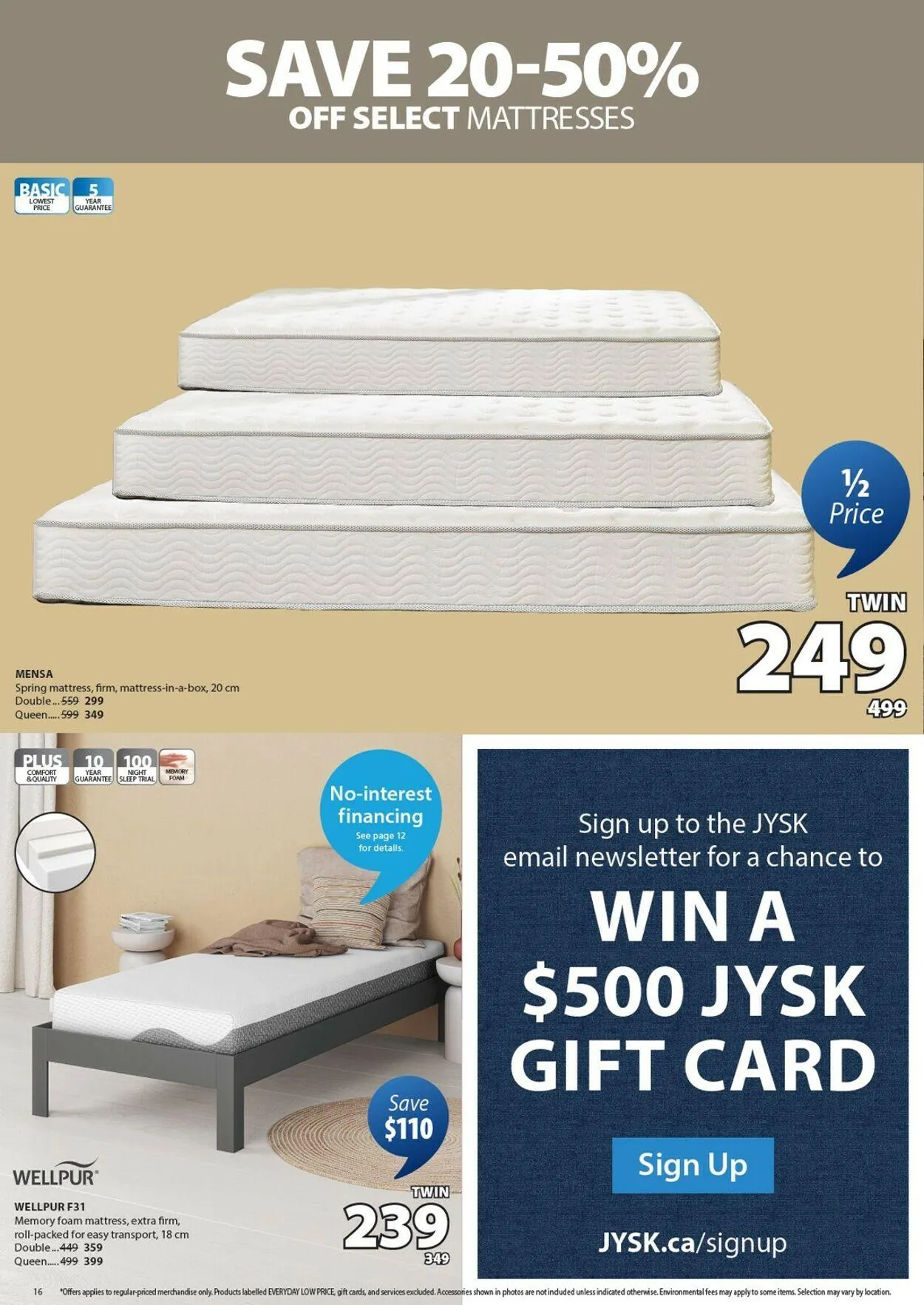 JYSK Current flyer from December 15 to December 29 2025 - flyer page 16