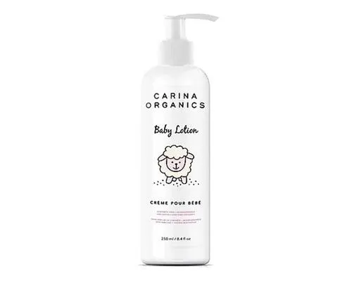 Carina Organics Baby Lotion Unscented 250mL