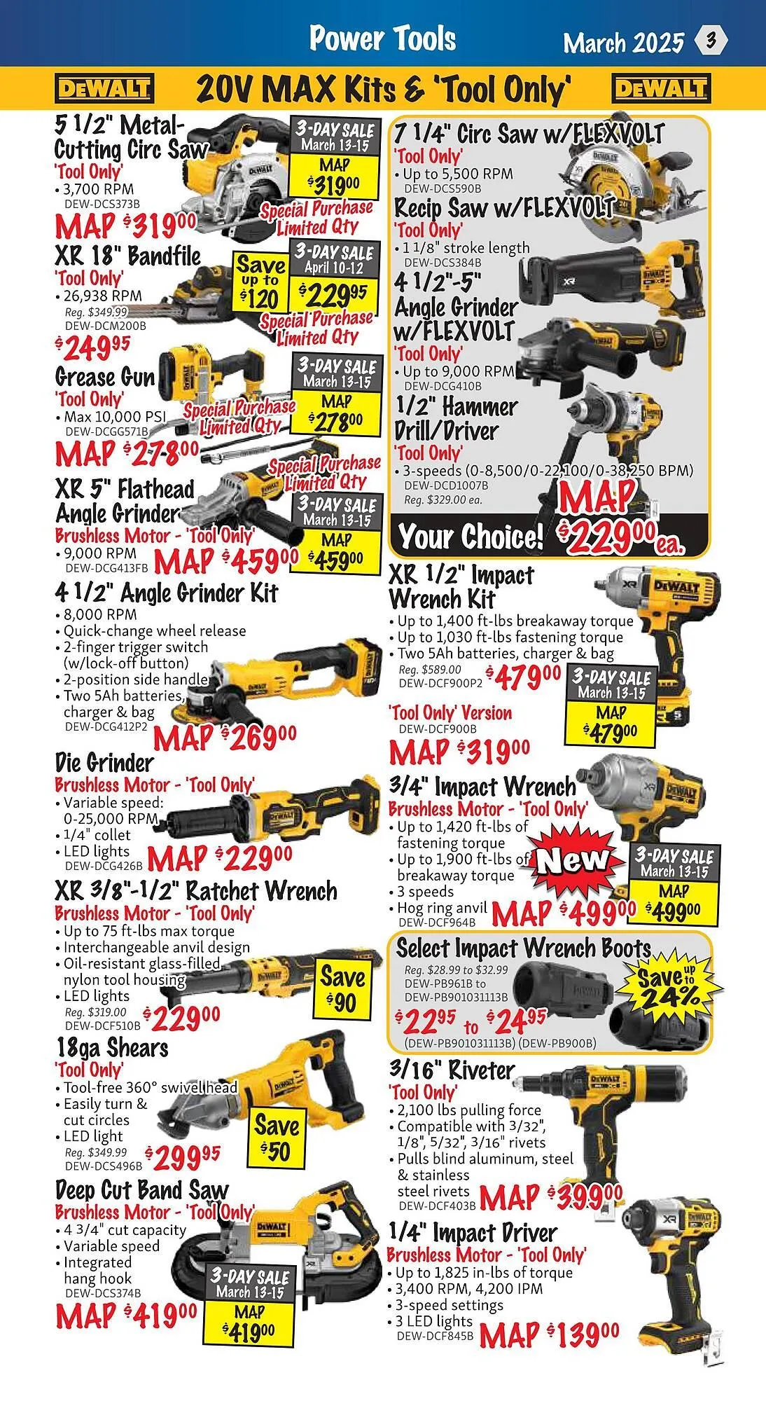 KMS Tools flyer from March 1 to March 31 2025 - flyer page 3