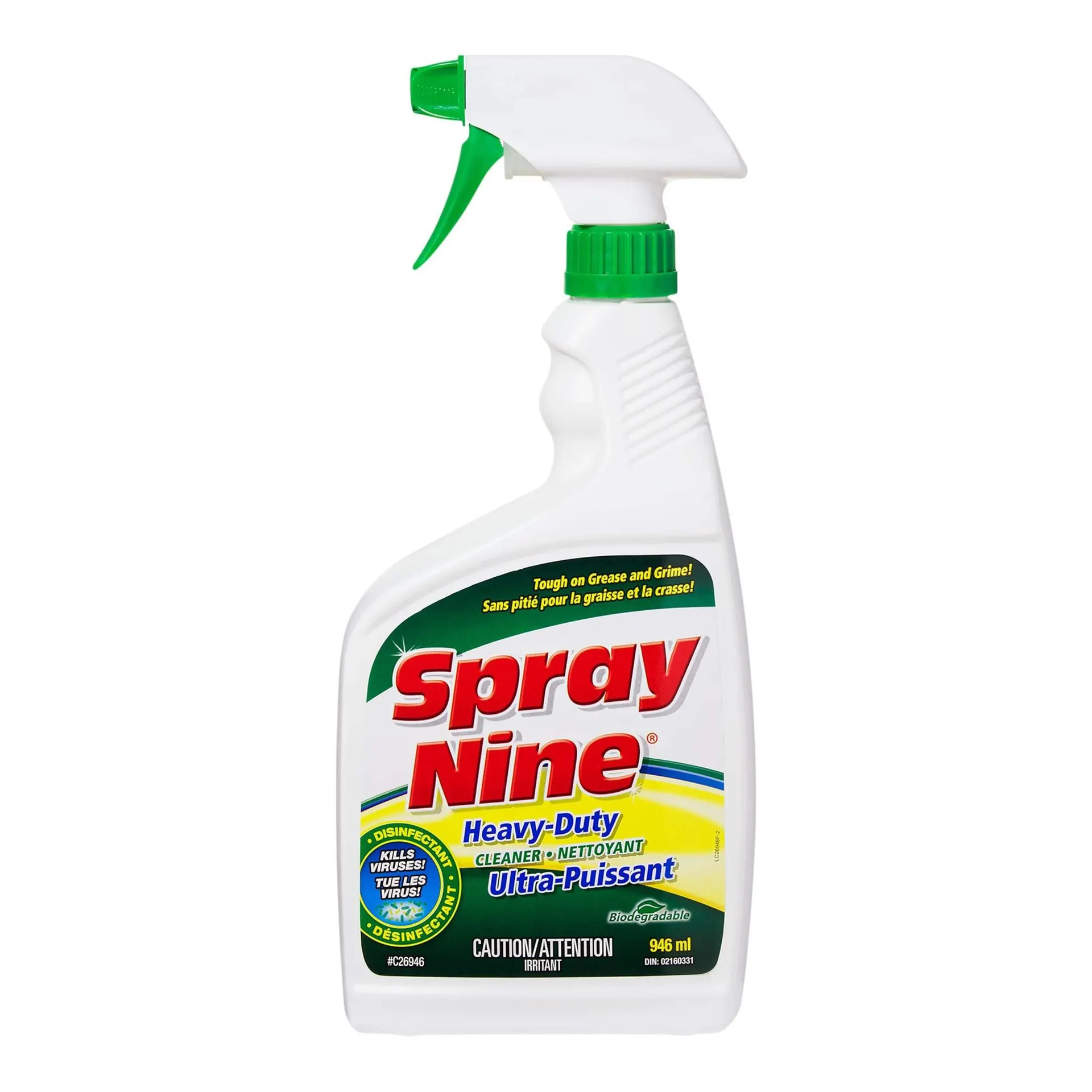 Spray Nine Heavy-Duty Spray Cleaner/Degreaser/Disinfectant, 946-mL