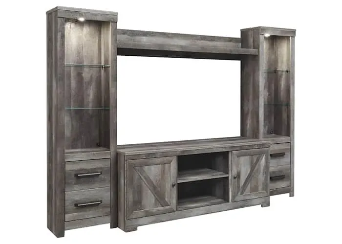 Wynnlow 4 Piece Entertainment Unit - Gray