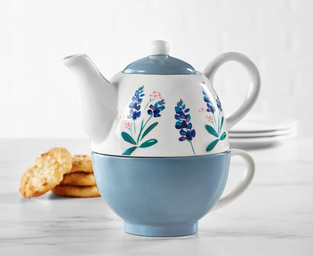 Flores Tea Pot, 19.5 cm