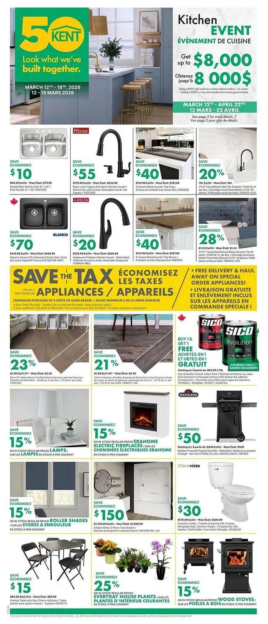 Kent flyer from March 12 to March 18 2026 - flyer page 1