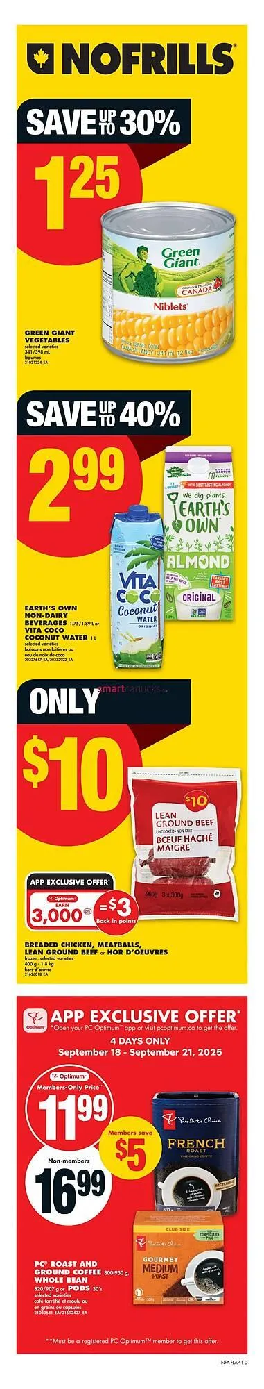 No Frills flyer from September 18 to September 24 2025 - flyer page 1