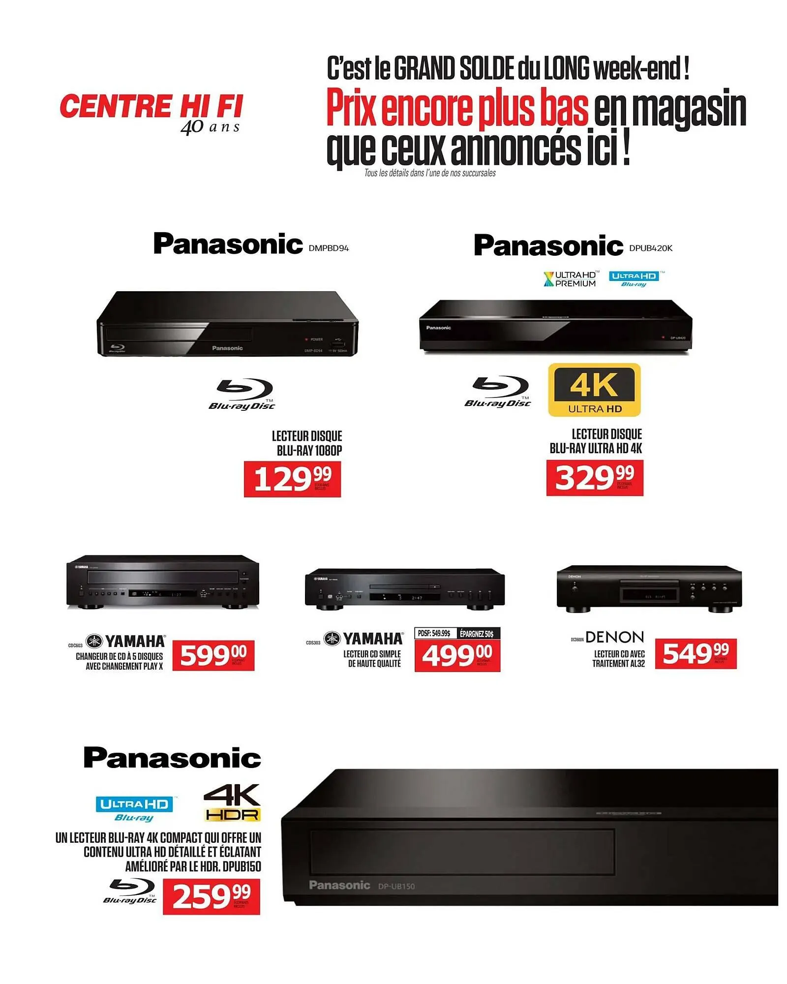 Centre Hi-Fi flyer from August 29 to September 4 2025 - flyer page 41