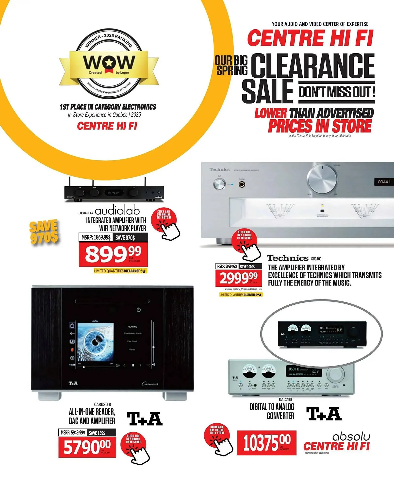 Centre Hi-Fi flyer from April 11 to April 17 2025 - flyer page 50