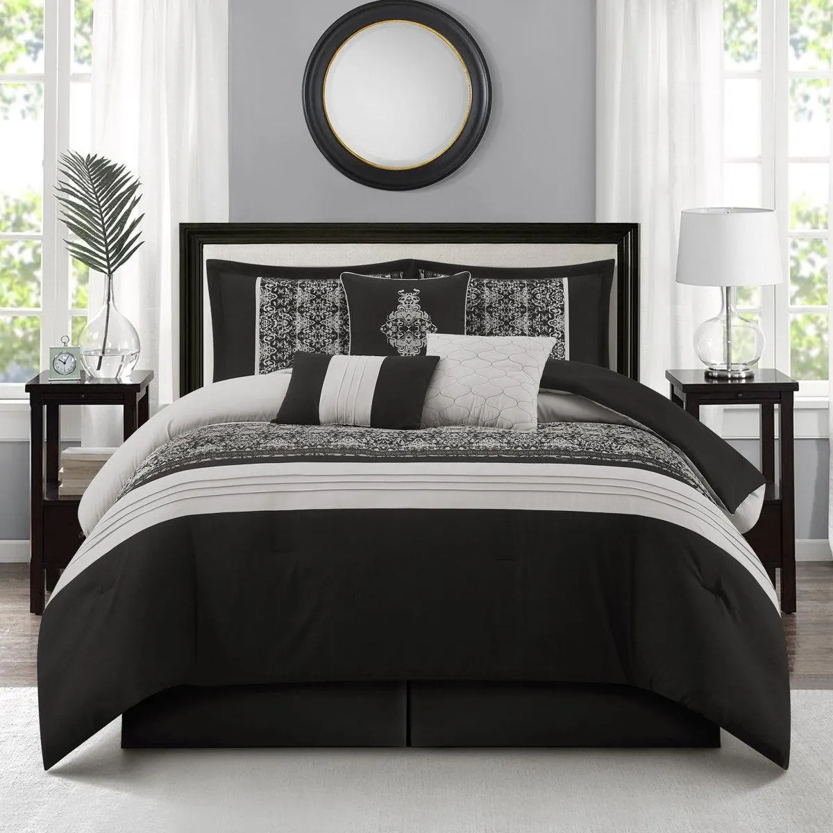 Charley Microfiber 7 Piece Comforter Set