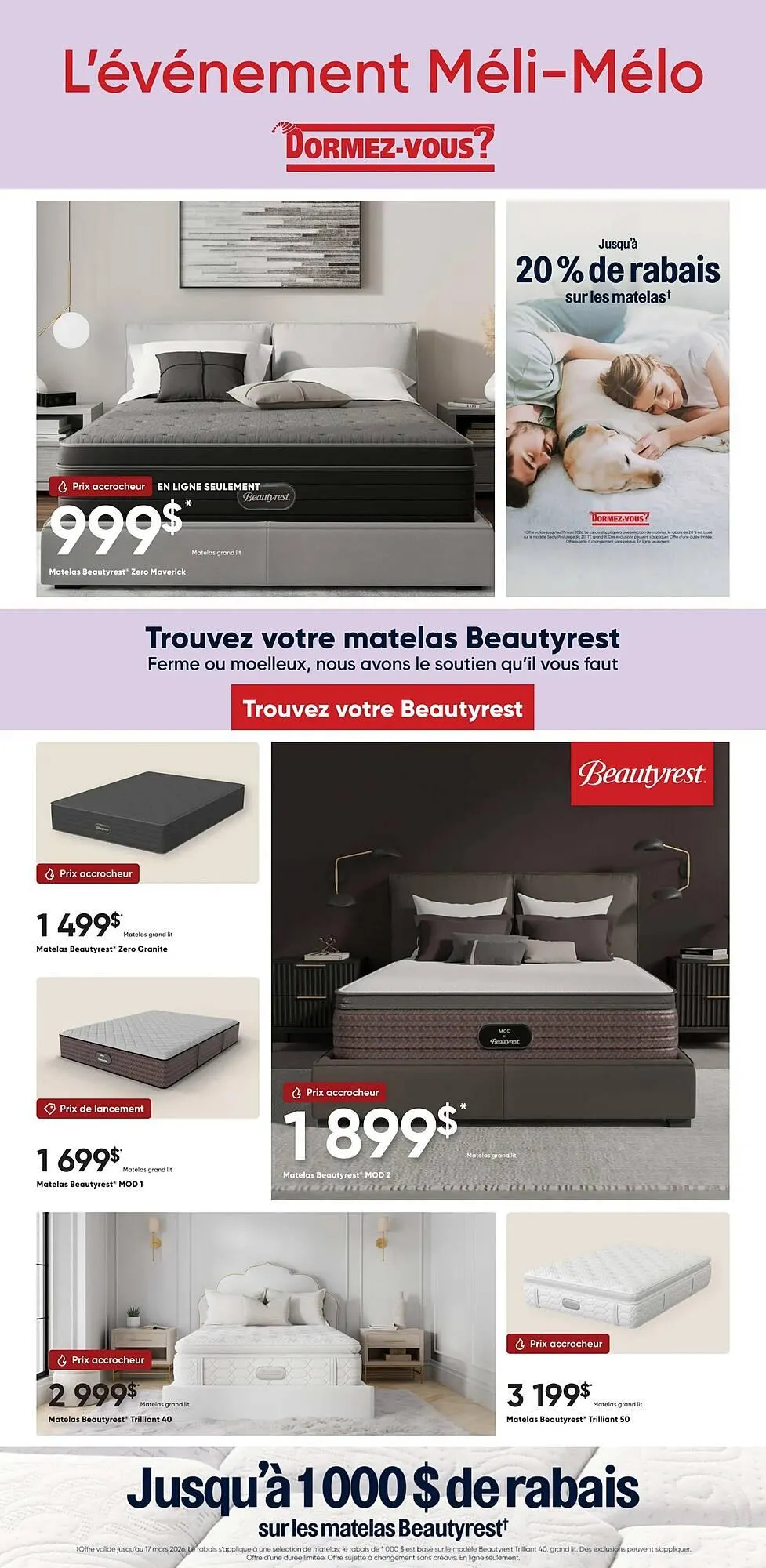 Dormez Vous flyer from March 3 to March 10 2026 - flyer page 1