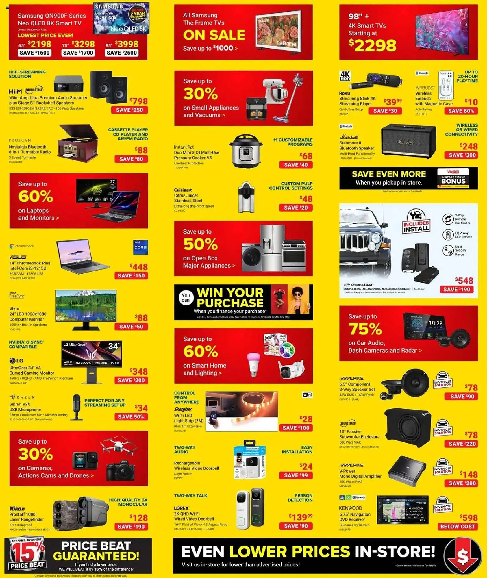 Visions Electronics flyer from October 24 to October 31 2025 - flyer page 3