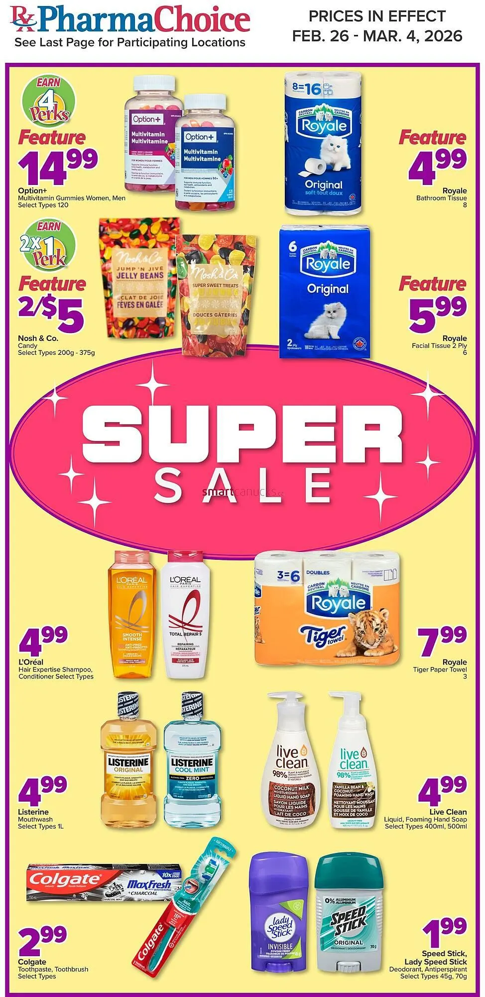 PharmaChoice flyer from February 26 to March 4 2026 - flyer page 1