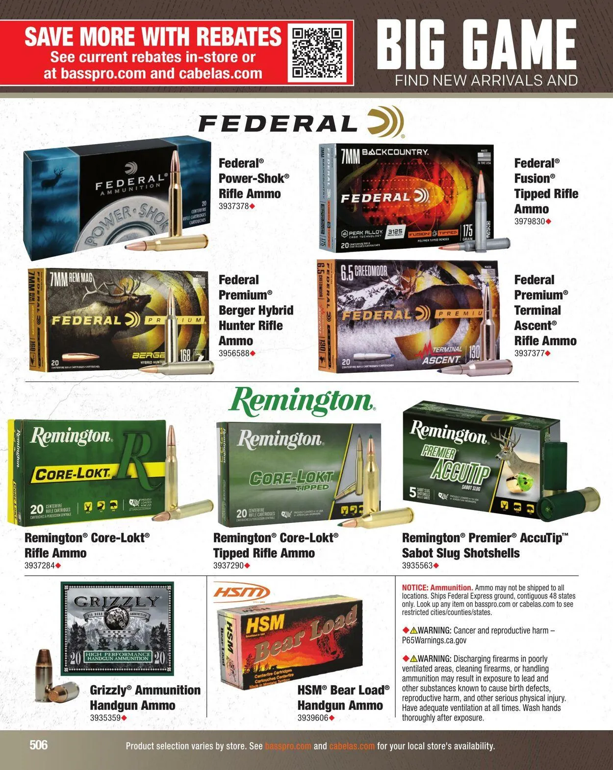 Bass Pro Current flyer from October 9 to October 23 2025 - flyer page 506