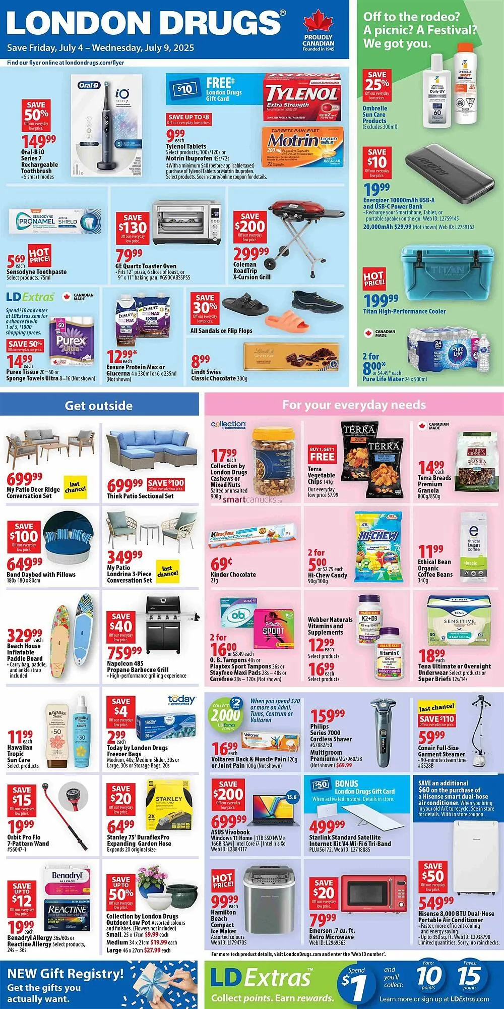 London Drugs flyer from July 2 to July 21 2025 - flyer page 1