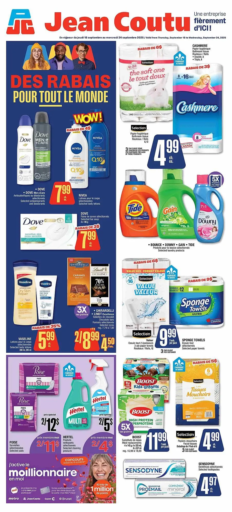 Jean Coutu flyer from September 18 to September 24 2025 - flyer page 1