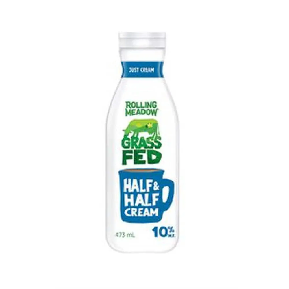 Rolling Meadow Grass Fed Half & Half Just Cream 473 ml