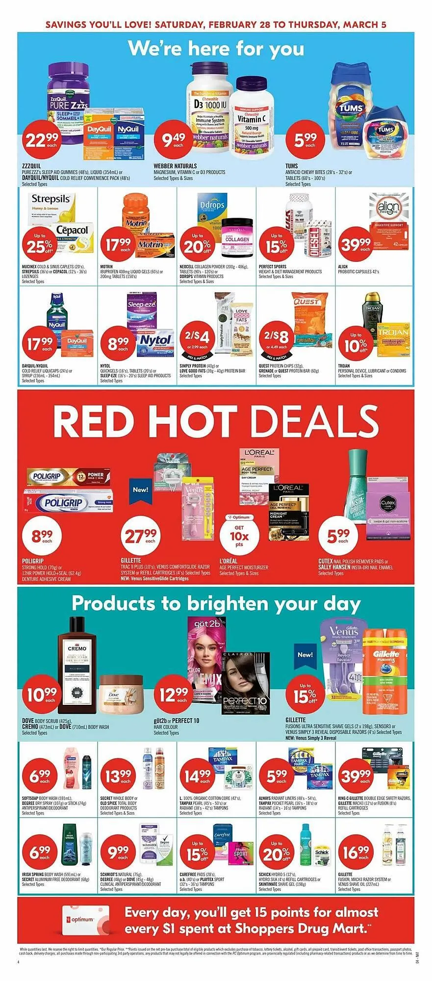 Shoppers Drug Mart flyer from February 26 to March 5 2026 - flyer page 10